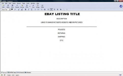Come creare professionale alla ricerca di inserzioni Ebay
