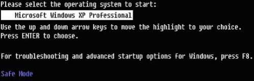 Come impostare una Password per la modalità provvisoria in Windows XP