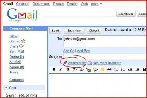 Come allegare un documento digitalizzato a un'E-mail