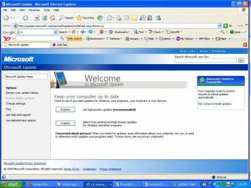 Risoluzione dei problemi Impossibile l'installazione di aggiornamenti di Windows XP