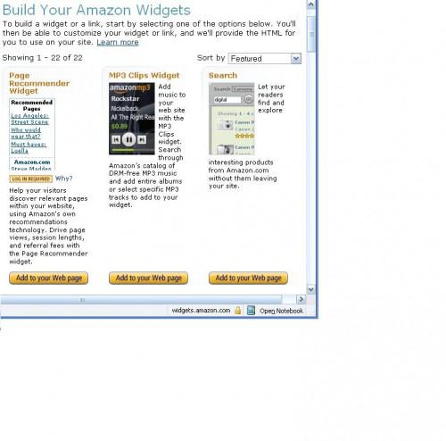 Come impostare un Widget Amazon su un sito Web