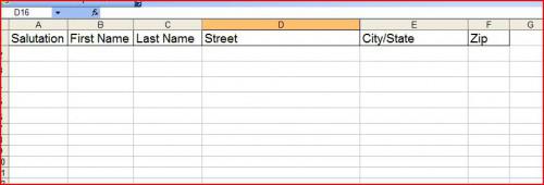 Come fare indirizzo etichette con Excel