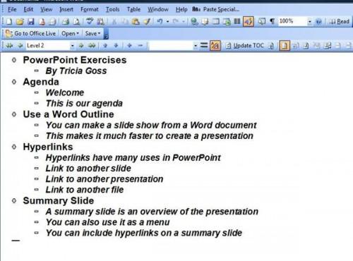 Esercizi di Microsoft Power Point