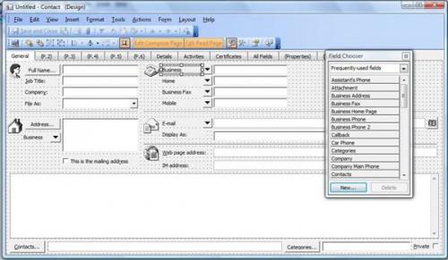 Come creare moduli in Outlook 2002