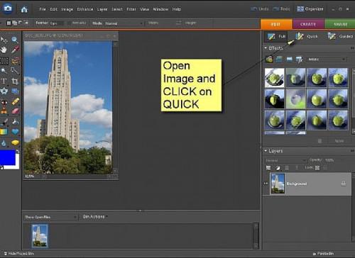 Come utilizzare la correzione rapida con Adobe Photoshop Elements 6