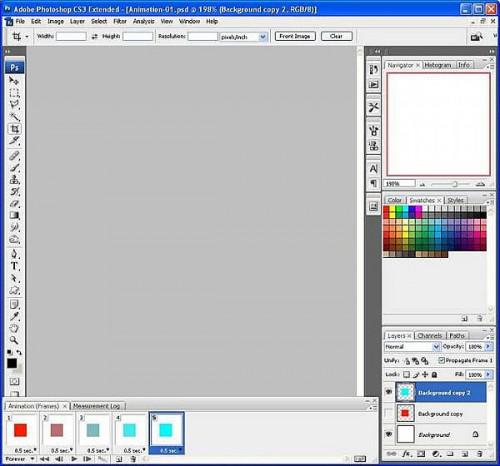 Come creare animazioni GIF in Photoshop CS3