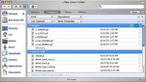 Come creare una cartella Smart documenti recenti su Mac OSX