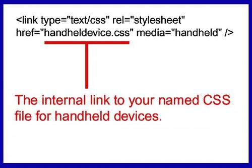 Come creare documenti CSS per Hand Held dispositivi