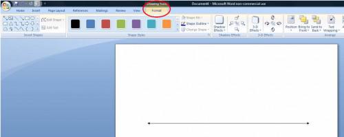 Come creare una linea di numero in Microsoft Word 2007