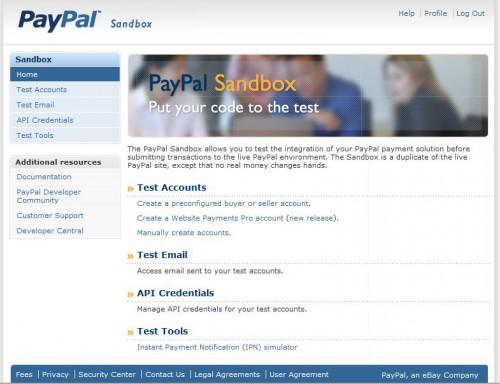 Come utilizzare il servizio Sandbox PayPal