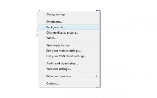 Come mettere uno sfondo a un Windows Live Messenger