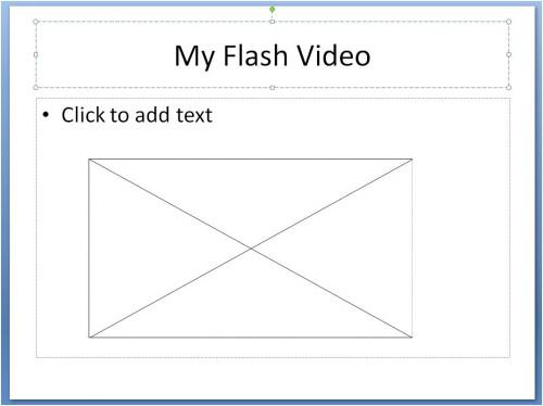 Come aggiungere Flash in PowerPoint