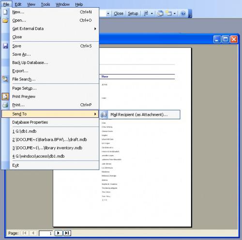 Come creare un Report di Microsoft Access & inviarlo in Microsoft Outlook