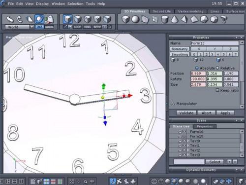 Come fare un orologio 3D