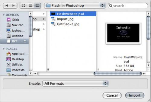 Come creare un sito Web Flash utilizzando Photoshop