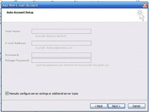 Come configurare un Account di posta elettronica Internet in Outlook 2007