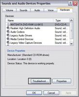 Risoluzione dei problemi Audio di Windows XP